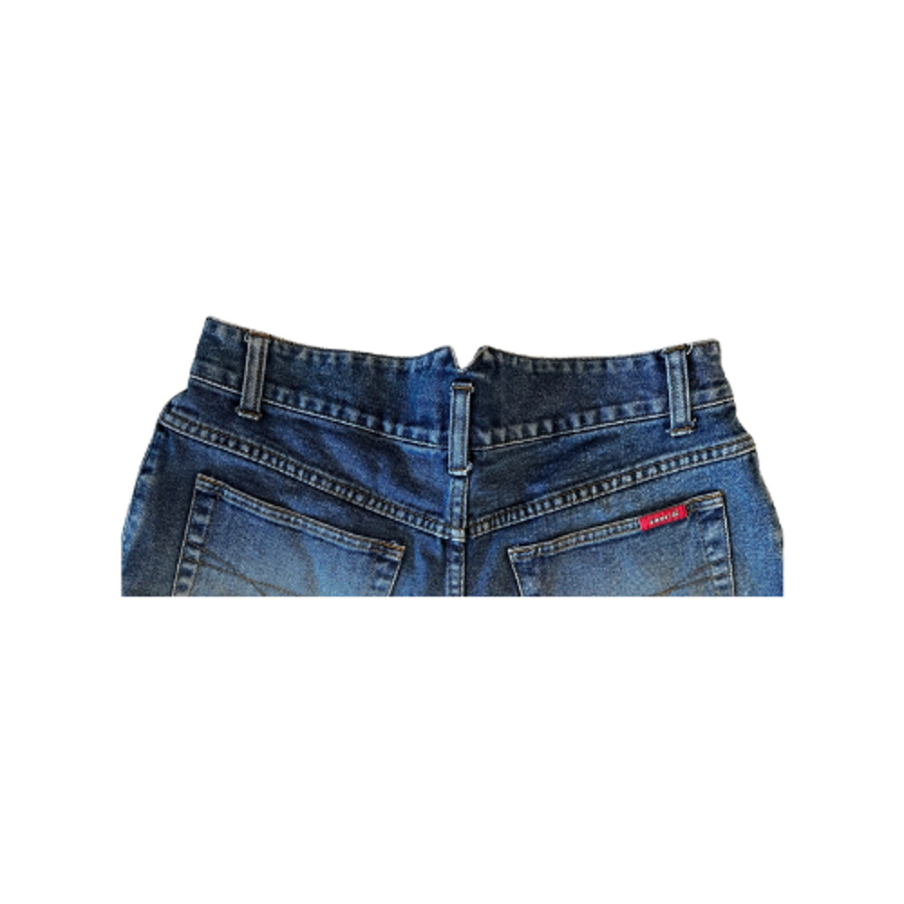 Zara di Jeans Shorts Denim Casual Lolita Cuffed Junior’s Size 11 - Picture 6 of 8